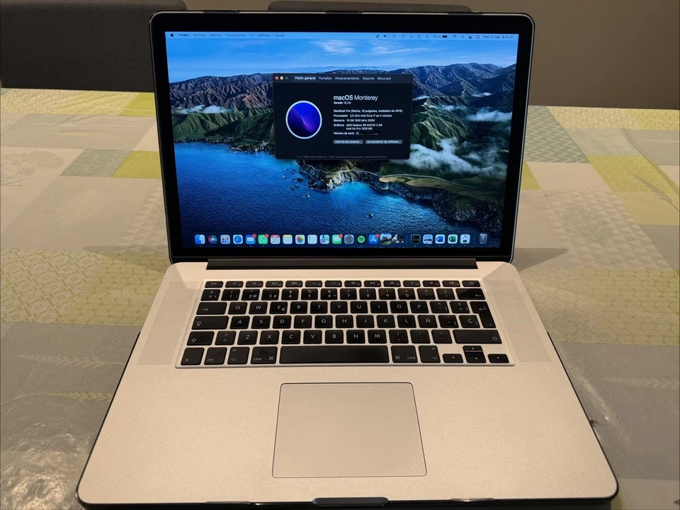 Apple MacBook Pro Retina 15,4 Zoll (256GB SSD, Intel Core i7 4.Gen, 2,2GHz_3,3_6, foto 1 de 5