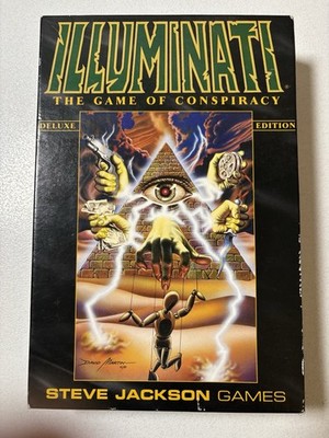 Steve Jackson Games Illuminati Deluxe Edition The Game Of Conspiracy #1305