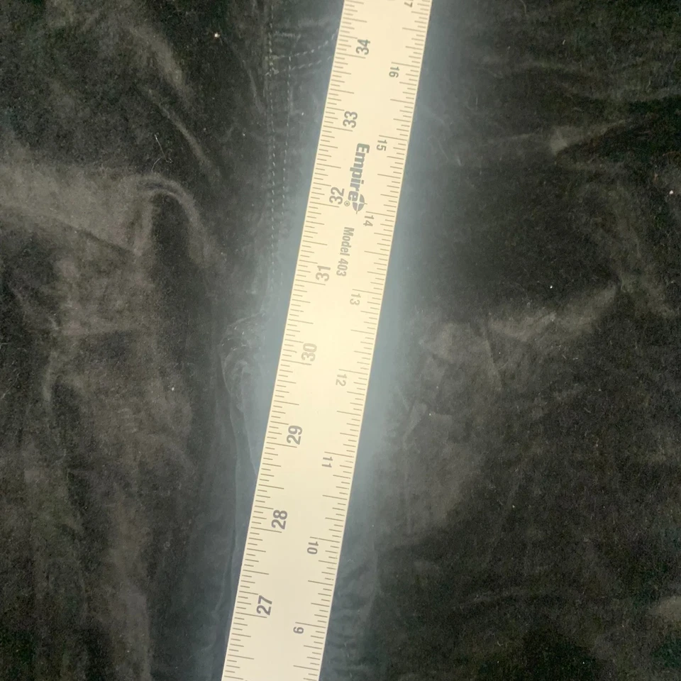 Pantalones para mujer Old Navy talla 10 negros acampanados tiro alto pana elásticos Y2K Foto 4 de 4