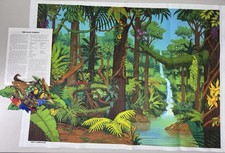 Betty Lukens Rainforest Felt Activity Storytelling Kit w/ Background Animals