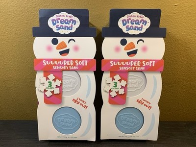 Dream Sand Chuckle & Roar Sensory Sand Two 3 Pack Arts and Multicolor Play Sand