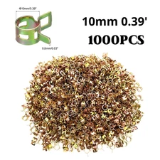 1000x Hose Spring Clamp Fastener Fuel Water Line Pipe Air Tube Clip Moto 10mm