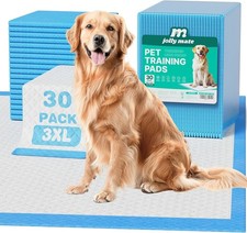 Dog Pee Pads Extra Large 36x36 Inches 30 Pack Absorbent Leak-Proof Pet Training