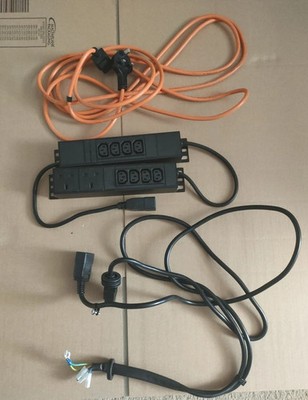 RPP 8-fach Kaltgeräte- und 2x UK-Stromverteiler mit 4,5 m UK-Stecker Stromkabel