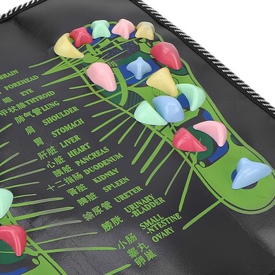 Stone Foot Massager Mat Soothing Foot Reflexology Massage Pad Mat Walk Massa