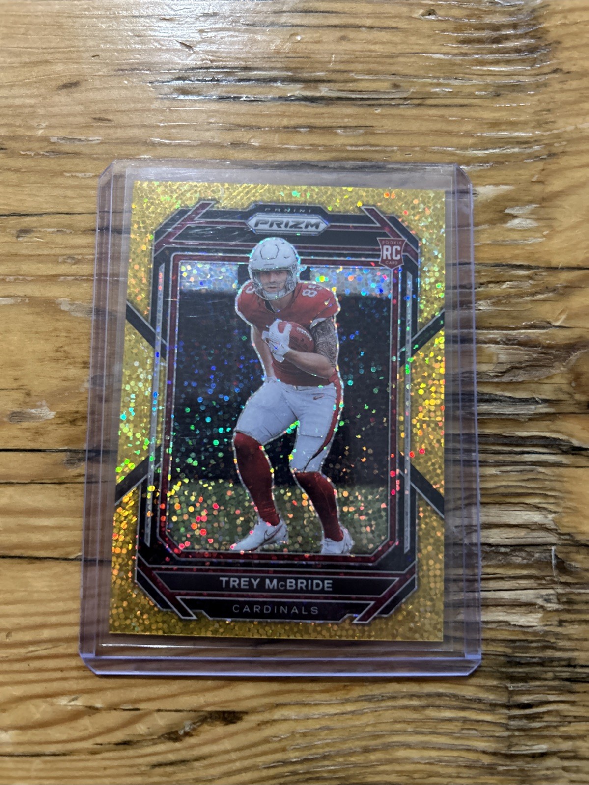 2022 Panini Prizm - Rookies Trey McBride #327 Gold Sparkle Prizm /24 (RC)