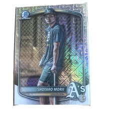 Topps 2024 Bowman Chrome (SSP) BCP-170 Shotaro Morii SS/P Oakland Athletics 