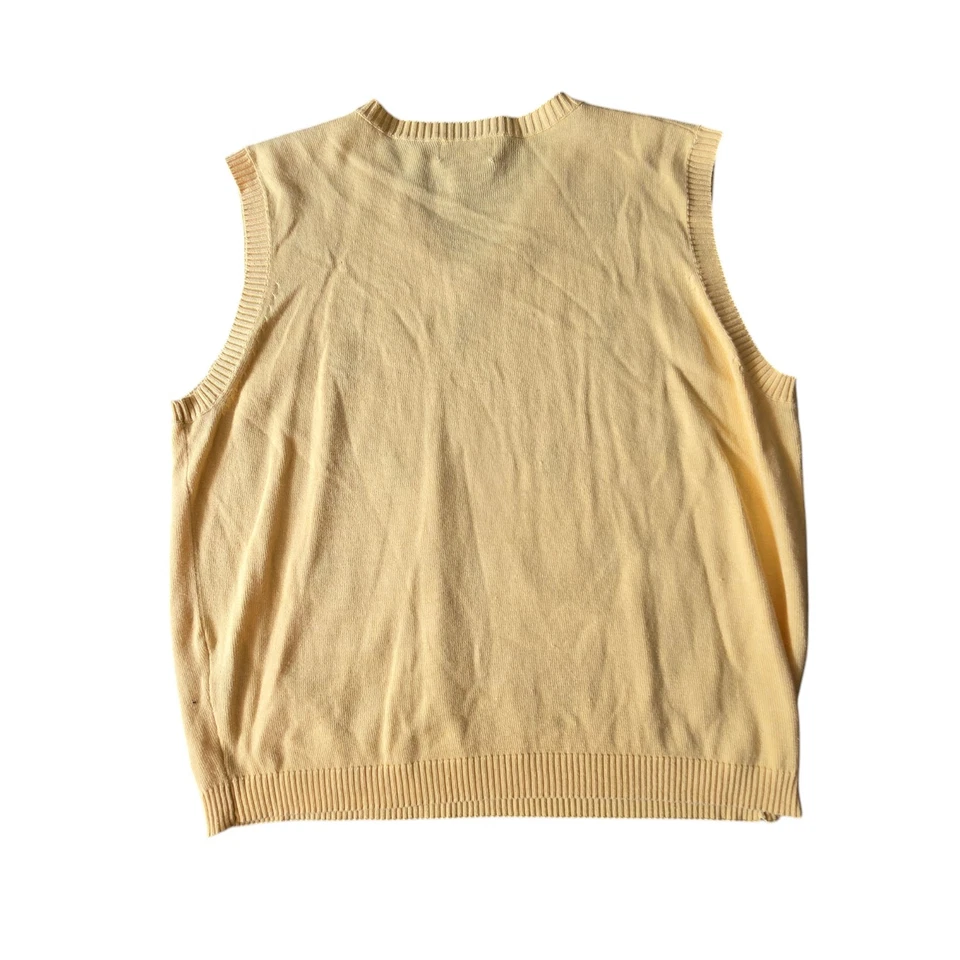 Chaleco de golf vintage Jean talla GRANDE Bell para mujer amarillo palos de golf para golfistas Foto 2 de 4