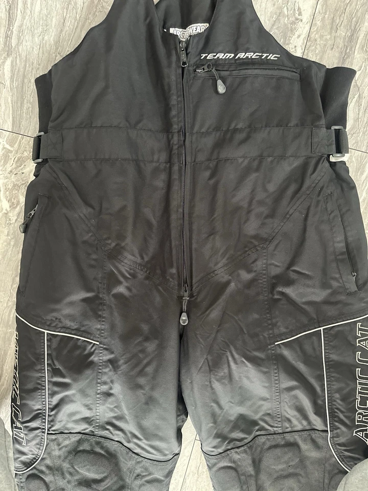 arctic cat snowmobile bibs size extra large - Image 4 of 4