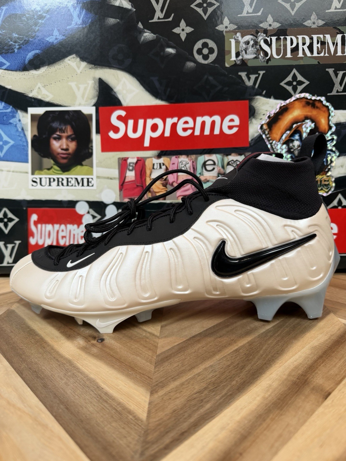 Nike Vapor Posite Pro Pearl Foam Football Cleats Size HM6870 200 Men’s 13.5