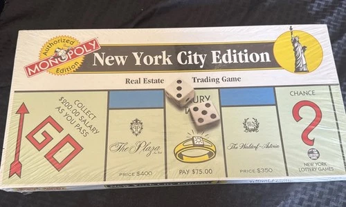 Vintage Monopoly New York City Edition NYC 1996 Board Game Hasbro New