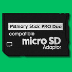 Memory Stick Pro Duo Adapter Micro Sd Sdhc Tf Card Reader Converter Camera Psp