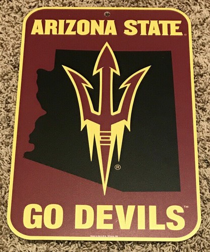 Arizona State Sun Devils Wall Dorm Man Cave Sign 11x17 - 2 to Choose From! - Picture 6 of 6