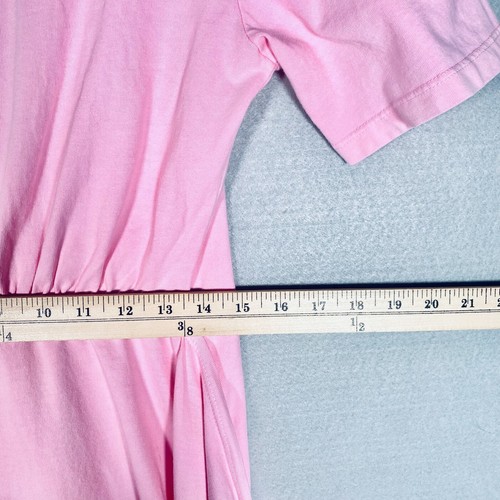 Xirena Dress Womens S Pink Cotton Short Sleeve Mini Lagenlook - Picture 11 of 14