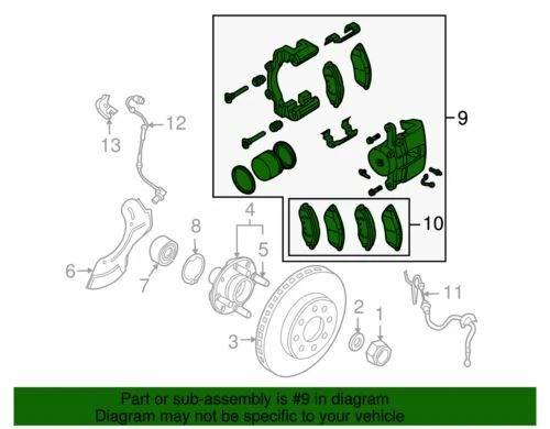 Подлинный суппорт переднего тормоза диска GM 2004-2011 Chevroler Pontiac Aveo5 96475175 - Изображение 2 из 2