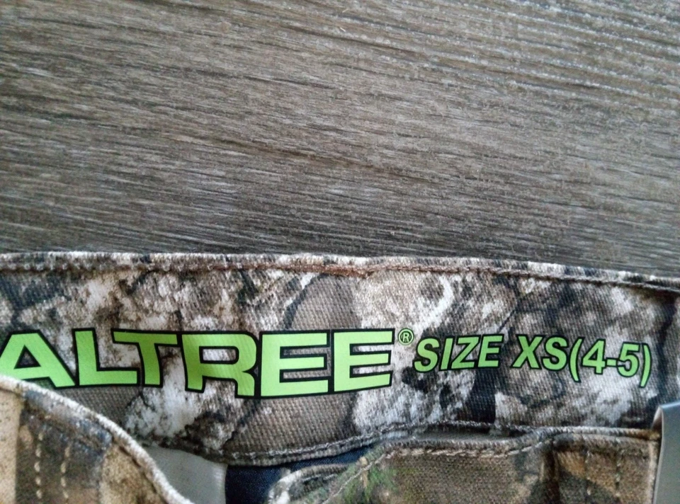 REALTREE APX Color 6 Pocket Cargo Camo Hunting Pants Youth Size XS (4-5) NWT - Image 4 of 4