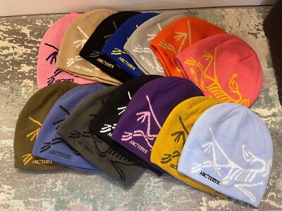 ARC’TERYX CLASSIC BEANIE navy Y2K ARCTERYX Vintage Black Wool Knit Beanie Hat Skull Cap Mens