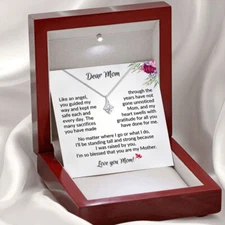 To My Mom Necklace, Gift for Mom, Mother, Mothers Day, Birthday, Mamma Gift