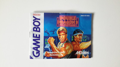 Double Dragon 3 The Arcade Game Anleitung Gameboy Nintendo Game Boy deutsch
