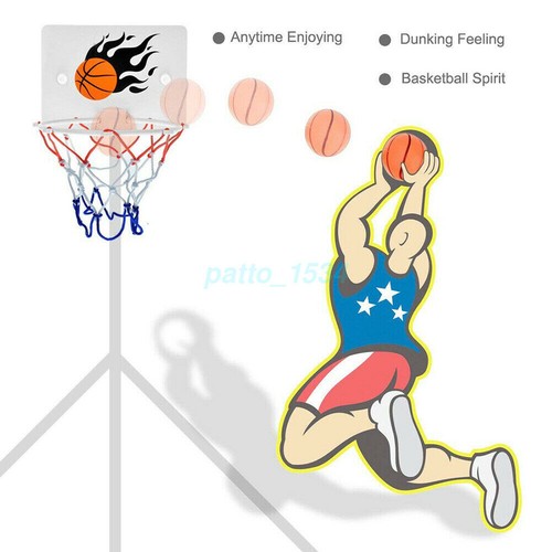 Basketball Backboard Hoop Set Wall Suction Basketball Board Kids Sports Toy - Picture 3 of 8