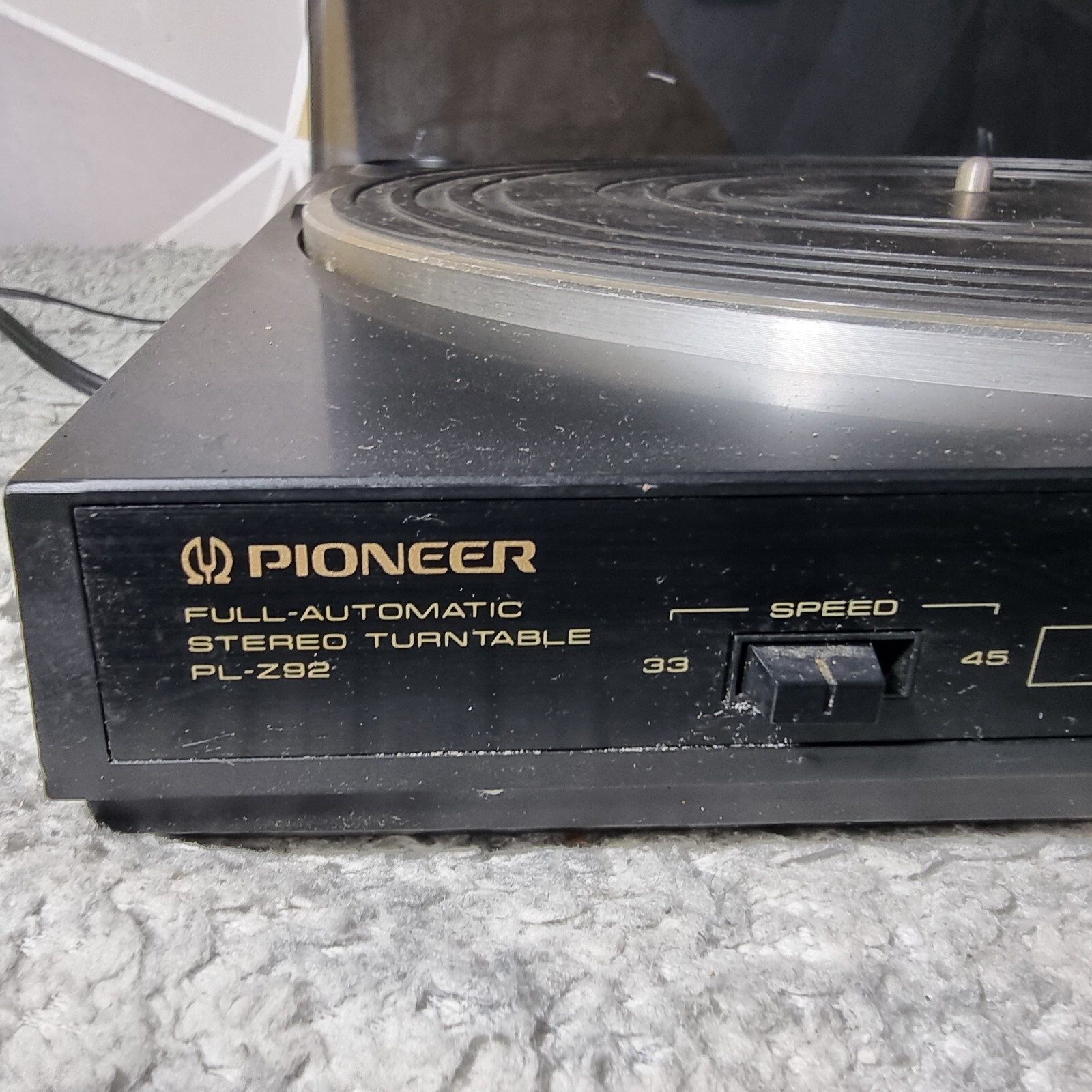 Pioneer PlZ92 Automatic Stereo Turntable 12V Spares / Repairs eBay