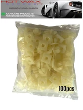 License Plate Screw Insert, #14 Plastic Fits GM Nylon Nut (100 ) Pack)