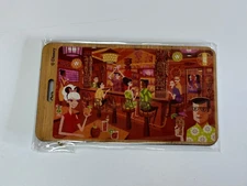 Disneyland Shag in the Enchanted Tiki Bar Trader Sam's Luggage Tag Sams