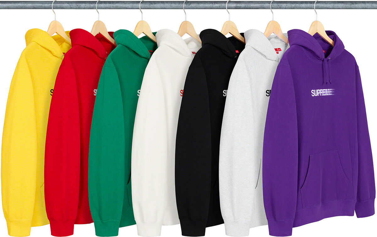 supreme Motion logo hooded sweatshirt XL