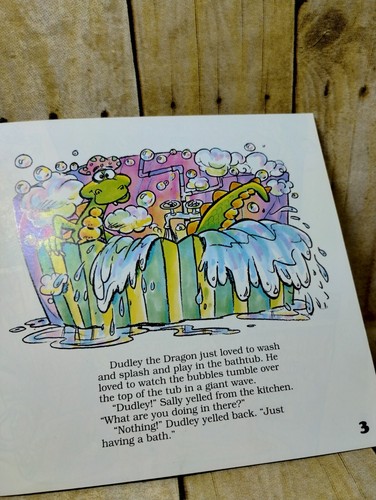 The Adventures of Dudley the Dragon Book LOT: Finds His Home & Tea Party, PBS - Picture 4 of 12