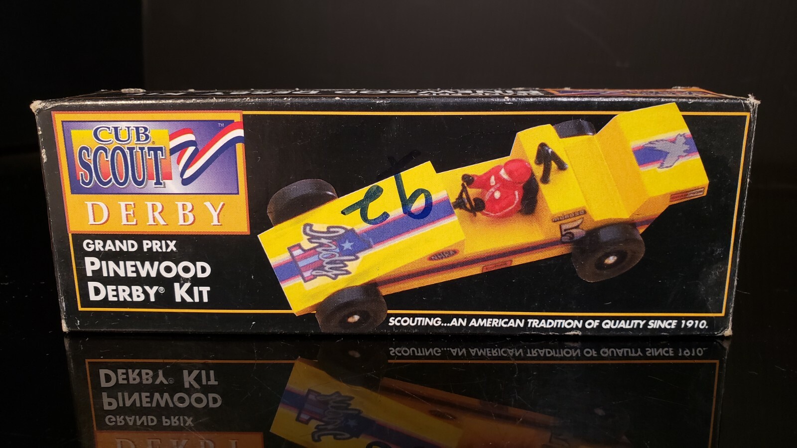 (1) Cub Scout Grand Prix Pinewood Derby Kit Car New in Box 1996 eBay