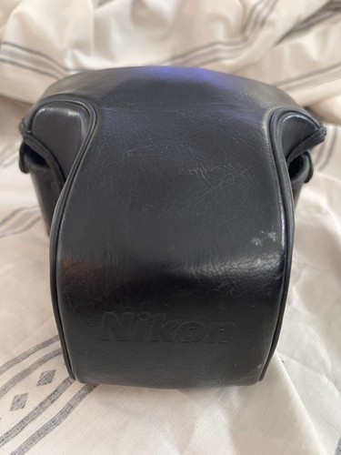 Nikon FM - Black Faux Leather Camera Case Only Vintage