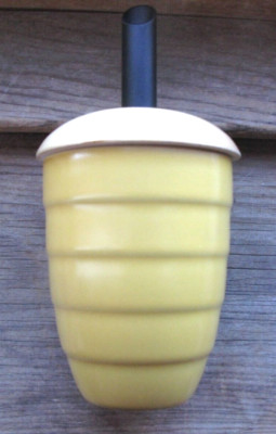 Hoganas Keramik Sweden Pottery AC Wiktorsson Java yellow Sugar