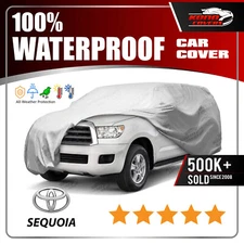 Fits Toyota Sequoia 6 layer Car Cover Fitted Outdoor Water Proof Rain Snow Sun