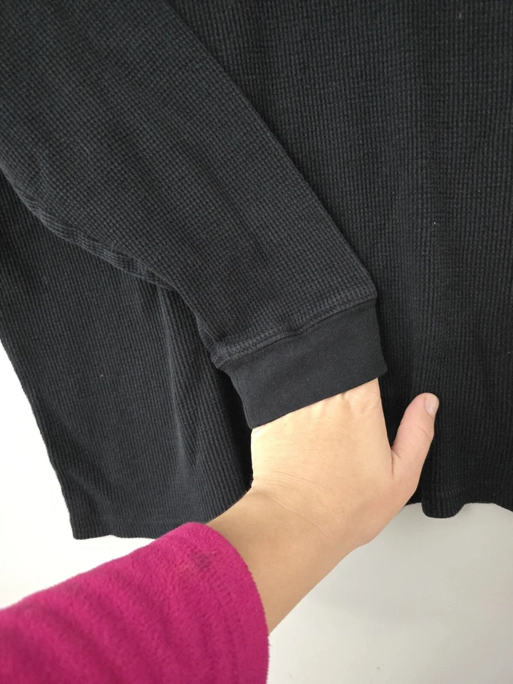 Avirex 男孩 XL (18 - 20) 黑色长袖 T 恤保暖 — 第 4/4 张图片