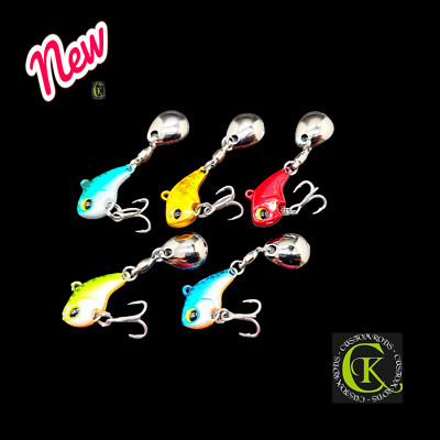 JigSpinner Spinn Bait Chatterbait Köder Spinner Wobbler Barsch Mad Liebling NEW