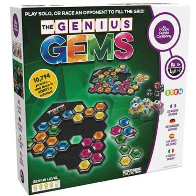Genius Gems   STEM Puzzle Game! Genius Level 4 with 10794 Solutions 