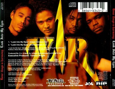 BONE THUGS-N-HARMONY LOOK INTO MY EYES NEW CD