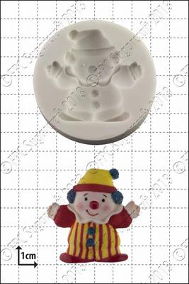 Silikonform Clown | Lebensmittelgebrauch FPC Sugarcraft KOSTENLOSER UK-Versand!
