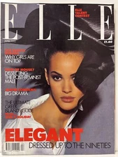 ELLE Magazine UK Edition April 1992 90s Vintage Fashion