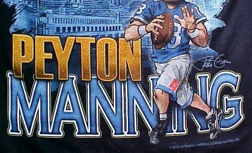 Peyton Manning Colts #18 NFL T-Shirt Medium NEW - Picture 6 of 19