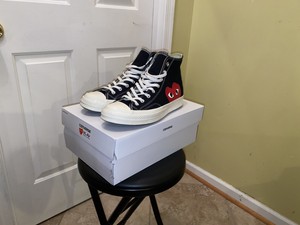 cdg high top black