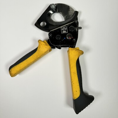 Ideal 35-053 0-750 KCMIL Quick Release Yellow Smart Grip Ratchet Cable Cutter