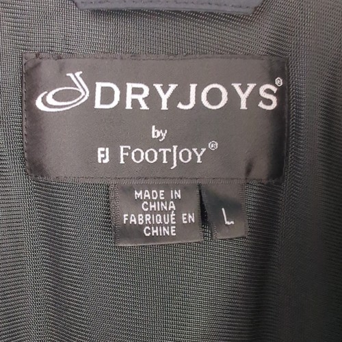 FOOT JOY Herren Golfshirt L blau kurzarm 1/4 Reißverschluss 3 Taschen Regen Dry Joy - Bild 15 von 17