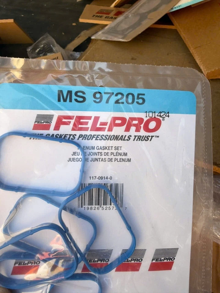 Juego de 6 juntas plenum de admisión Fel Pro para Chrysler 300 Dodge Challenger V6 Foto 2 de 2