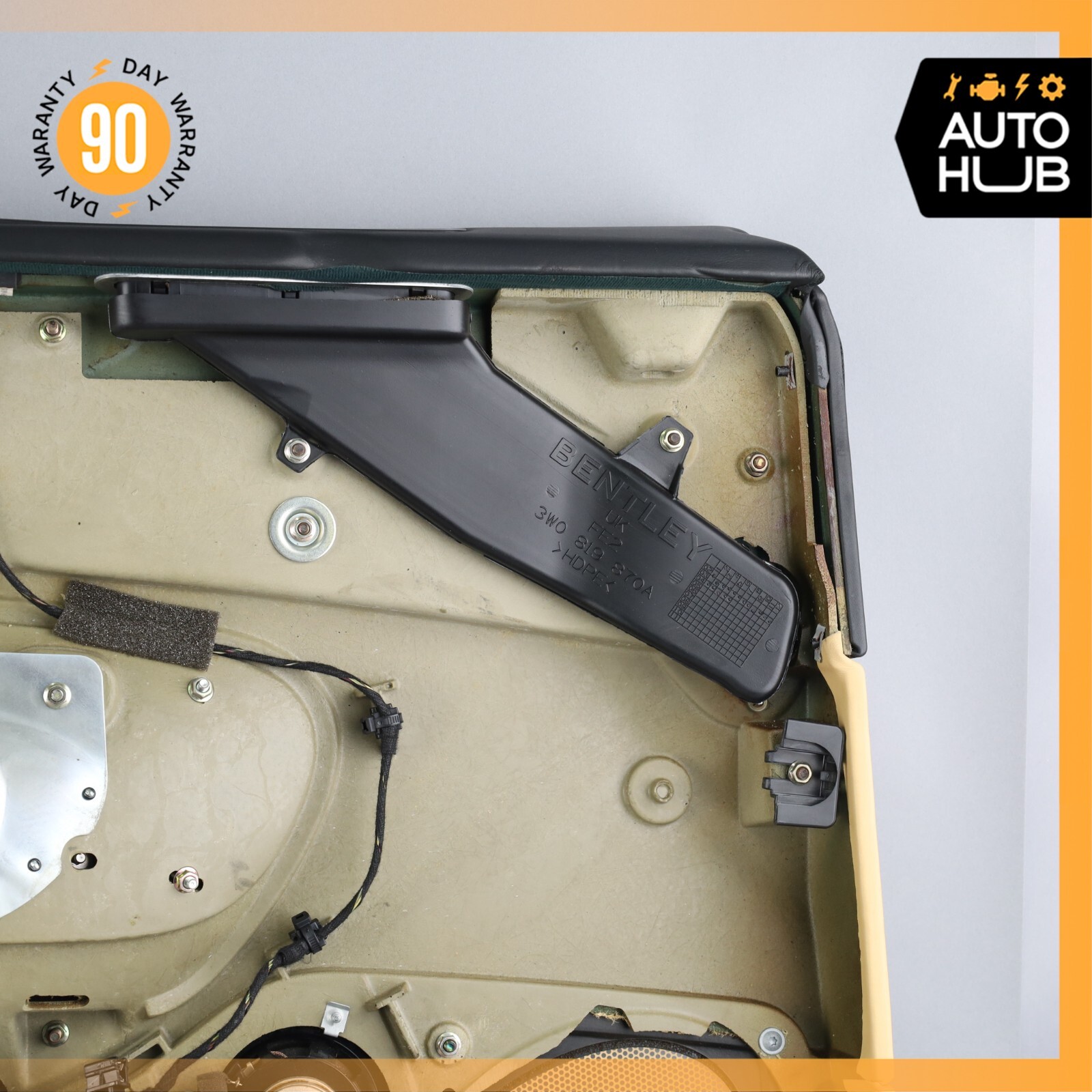 03-10 Bentley Continental GT Right Side Interior Door Panel Beige OEM 81k