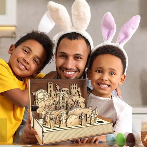 Durable Easter Resurrection Scene Decor Family Home Decoration - Picture 6 of 10