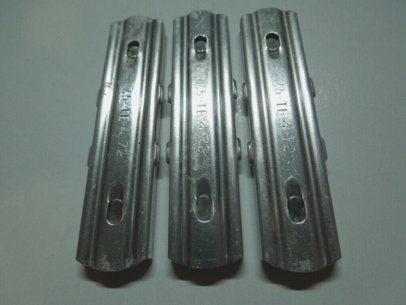 3 original 7.5x54mm FRENCH MILITARY SURPLUS 5 rd. Aluminum Stripper Clips NEW