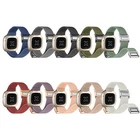 Magnetic Nylon Woven+Metal Clasp Band Strap For Fitbit Versa 4/3/2/Lite Sense 21