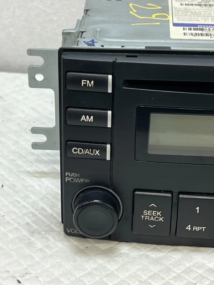 KIA SPECTRA 2007 RADIO AM/FM reproductor de CD receptor 96150-2F700 fabricante de equipos originales (291) Foto 4 de 4