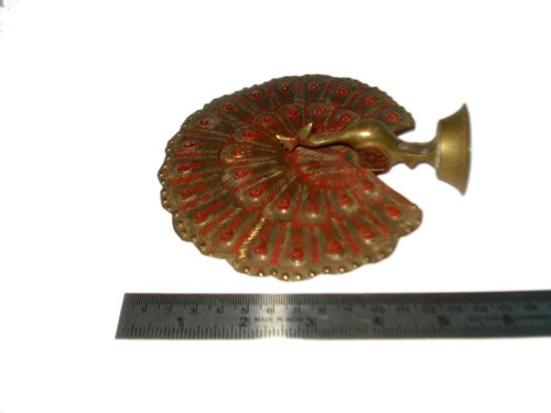 Vintage Highly Decorative Hand Crafted Collectible Peacock Figure. G7-513 - Picture 10 of 11
